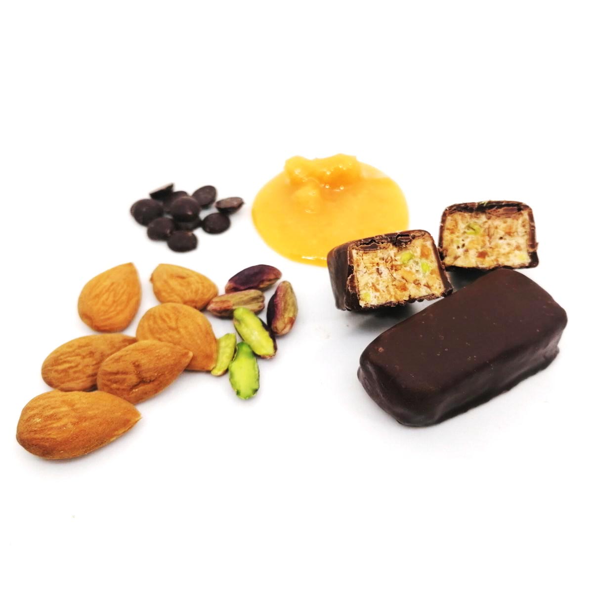 Итальянские традиционные продукта torroncini morbidi Nougat-миндаля и меда на основе мягкой сладкий шоколад покрытый 150gr