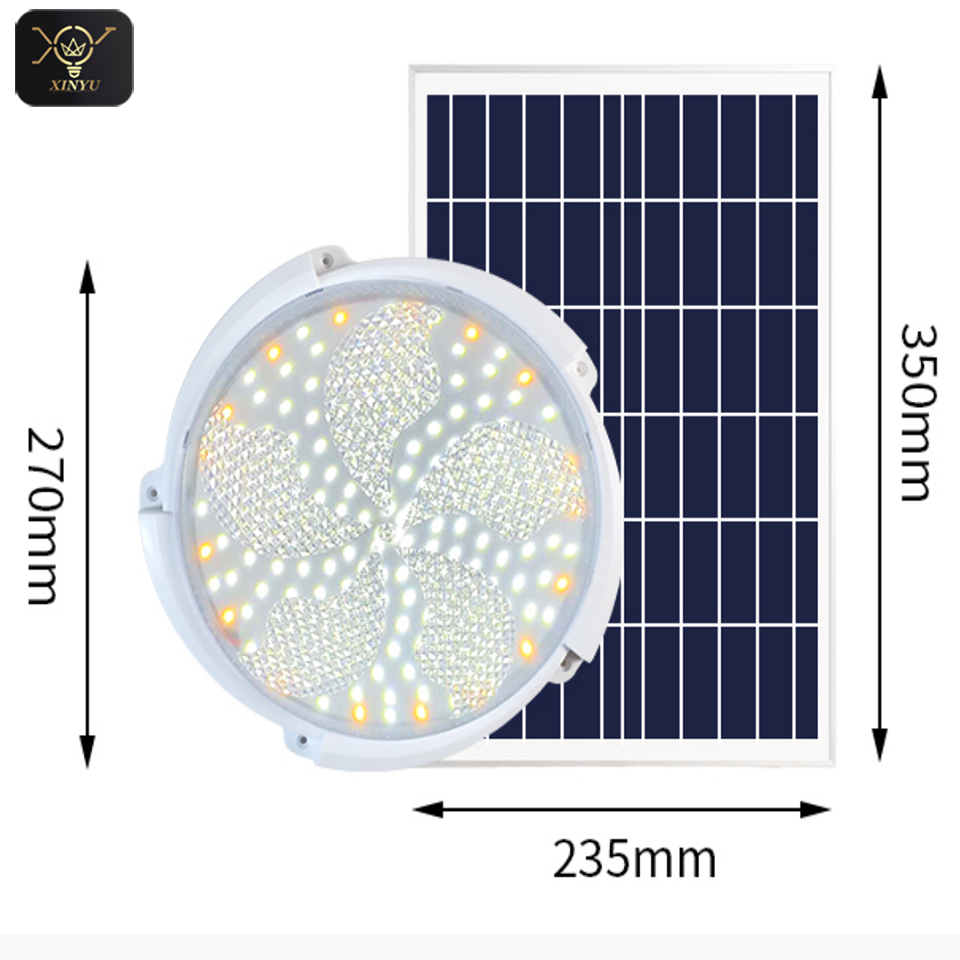 Indoor solar ceiling light led Solar powered light with panel for ceiling 100w/150W/200W Recessed ceiling led solar lights