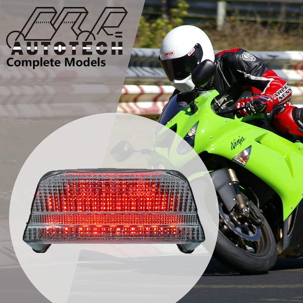 Мотоциклетные светодиодные задние лампы для Kawasaki ZRX400 ZRX1100 ZRX1200 1999-2005