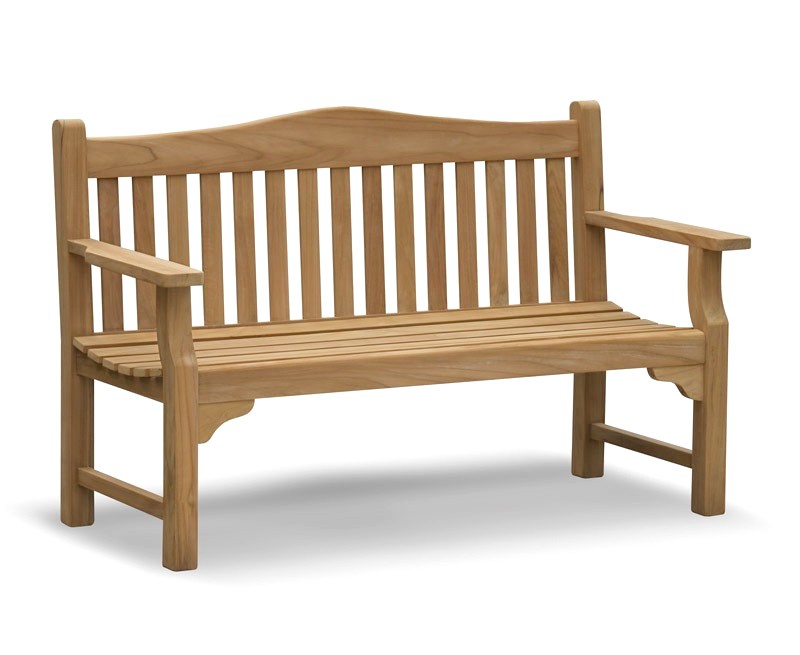 Rectangle Outdoor Teak Bench Garden Furniture