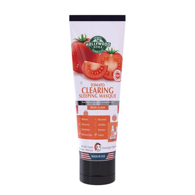 Hollywood Style Organic Tomato Clearing Sleeping Masque 3.2 Oz.