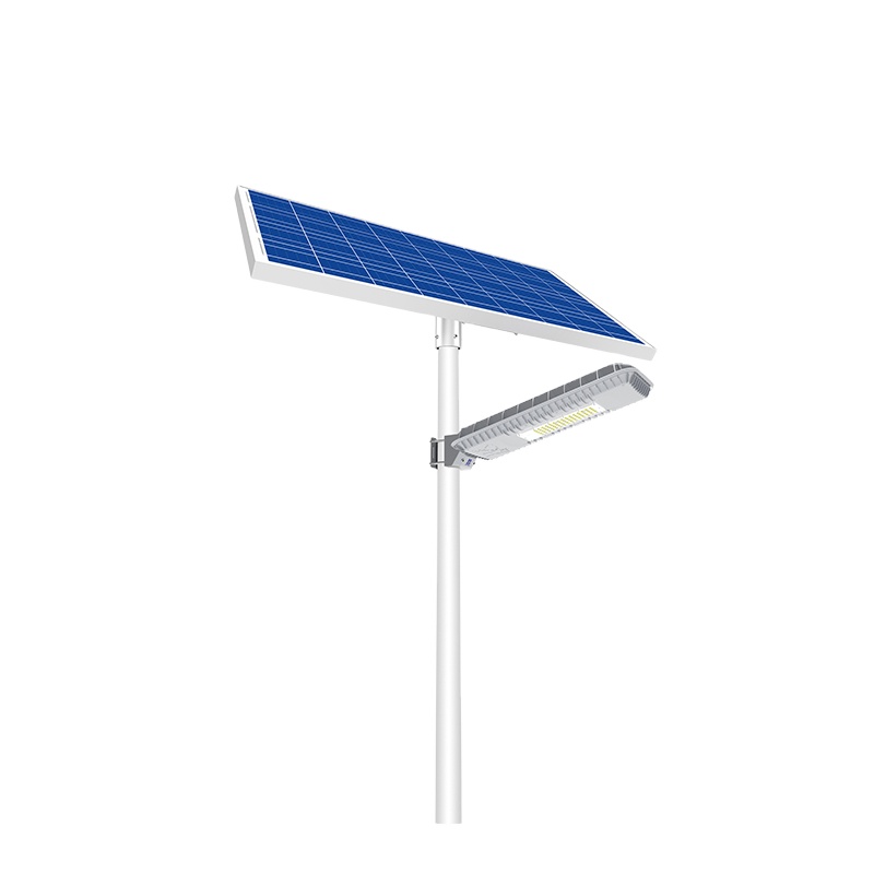 70W Solar street/road LED light with LiFePO4 Blue fire Light manufacturer Blue Carbon
