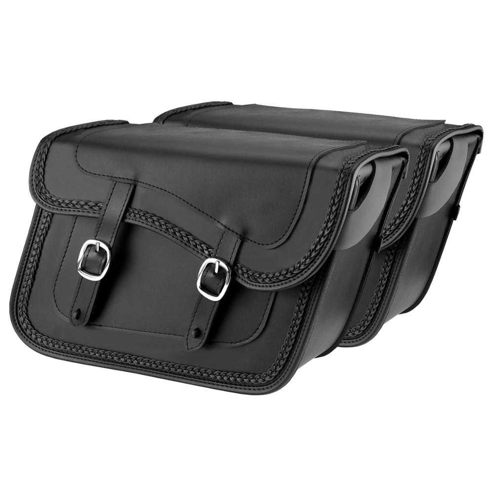 Высококачественные черные L-сумки пара Tek Кожаные Мотоциклетные Panniers велосипедные panniers мотоциклетные сумки Сумка для путешествий