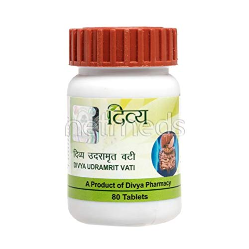 Травяные таблетки Patanjali Divya Udramrit Vati 20gm Для запора, кислотности и нежелательности