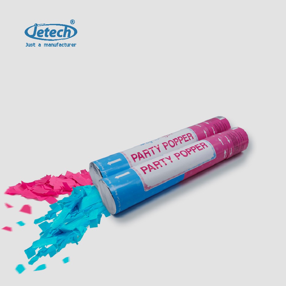 Confetti cannon Party popper Gender Reveal New Years Eve Birthday Wedding Showtime Celebrations Glitter Indoor and Outdoor