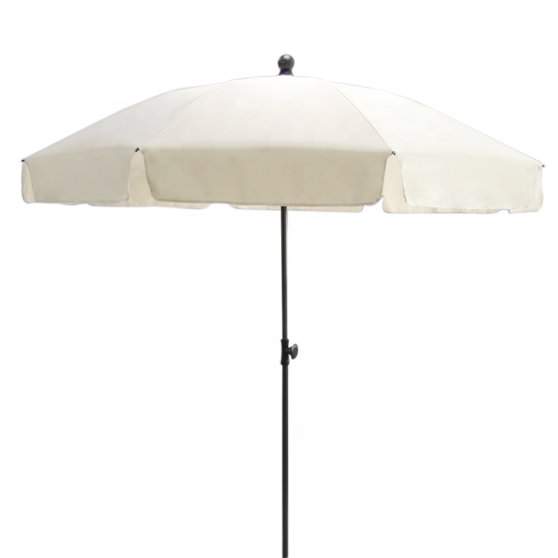 180*8k white outdoor parasol umbrella high quality beach umbrella