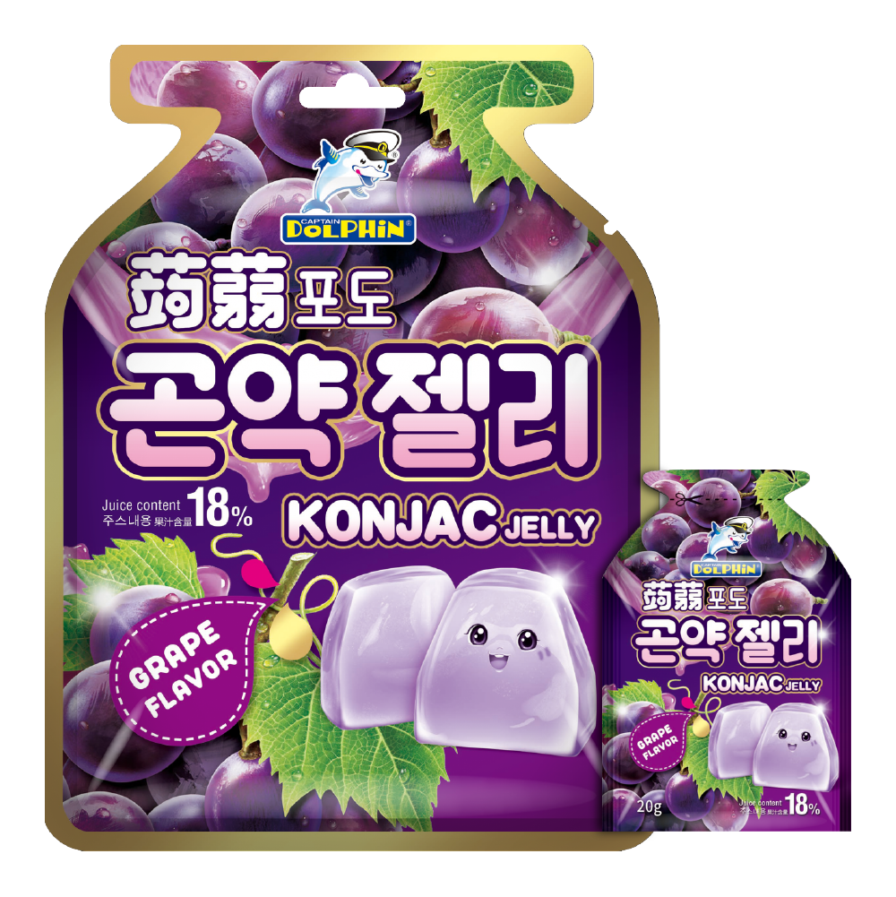 Виноградный Конжак желе 20 г [Капитан Дельфин]