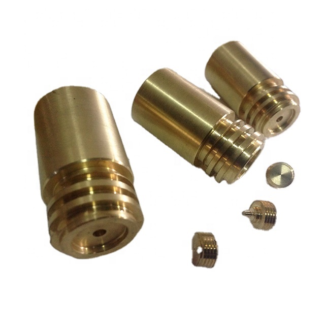 Customized non-standard brass knurled insert nut brass door handle holder fitting copper brass scrap