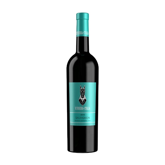 Роскошное итальянское белое вино SAUVIGNON Venice Ia Blu 2019 Scuderia Italia 0.75L 13%
