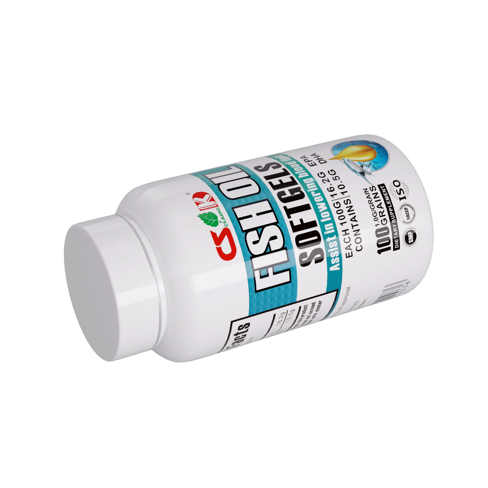 Custom bottle label omega 3 fish oil softgel capsule manufacturers