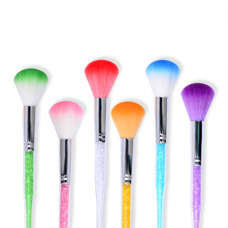TKL Crystal glitter powder removal makeup clean dust manicure tools acrylic nail brush