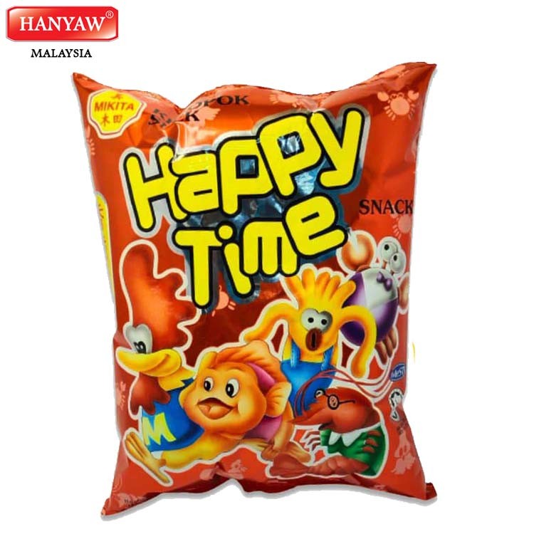 [Malaysia] Fast Shipping + Halal Certified Happy Time Snack Crackers ( 10's x 6 Bags x 50 gm / Bundle)