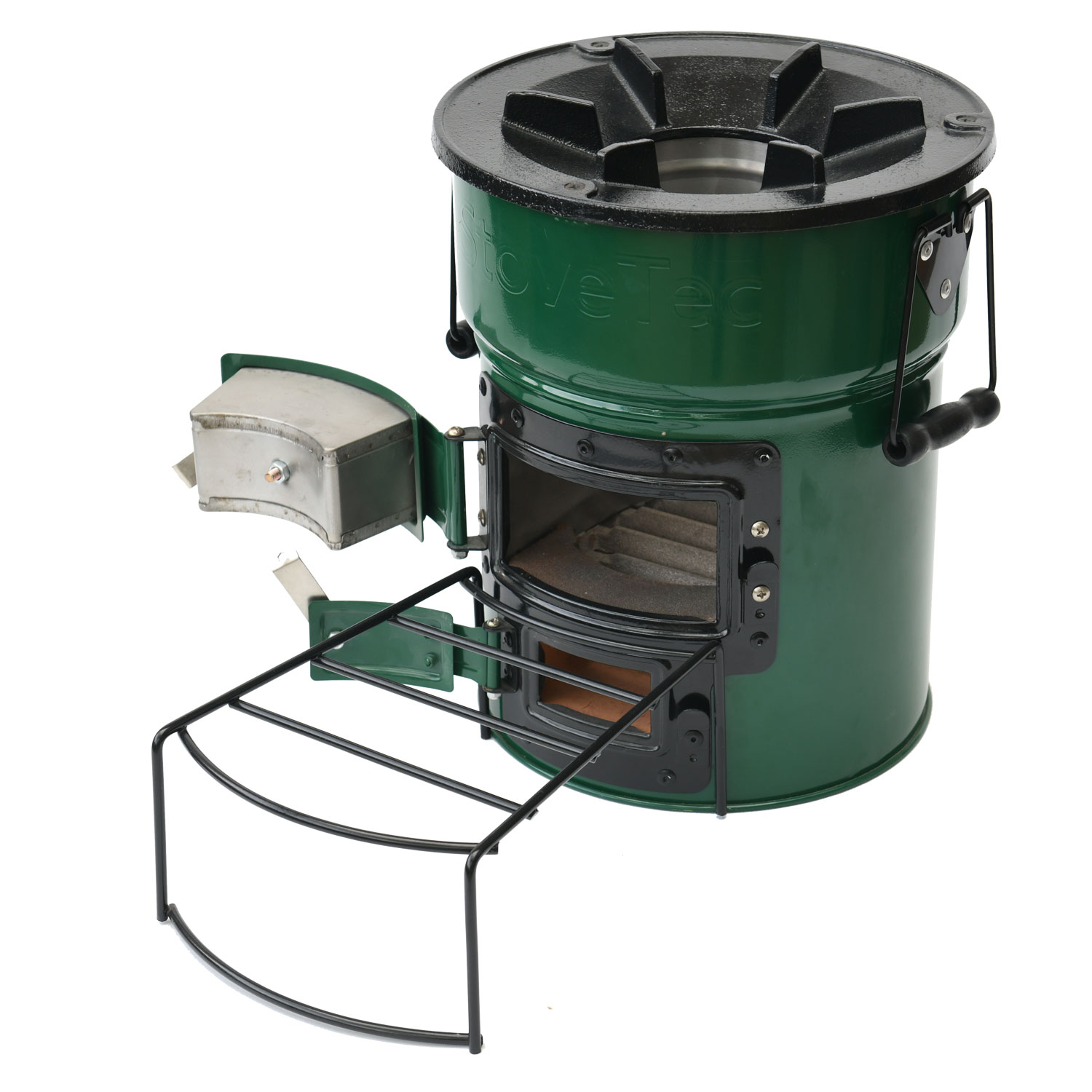 Chinese Manufacturer BBQ Two Door Wood Stove For Outdoor Camping