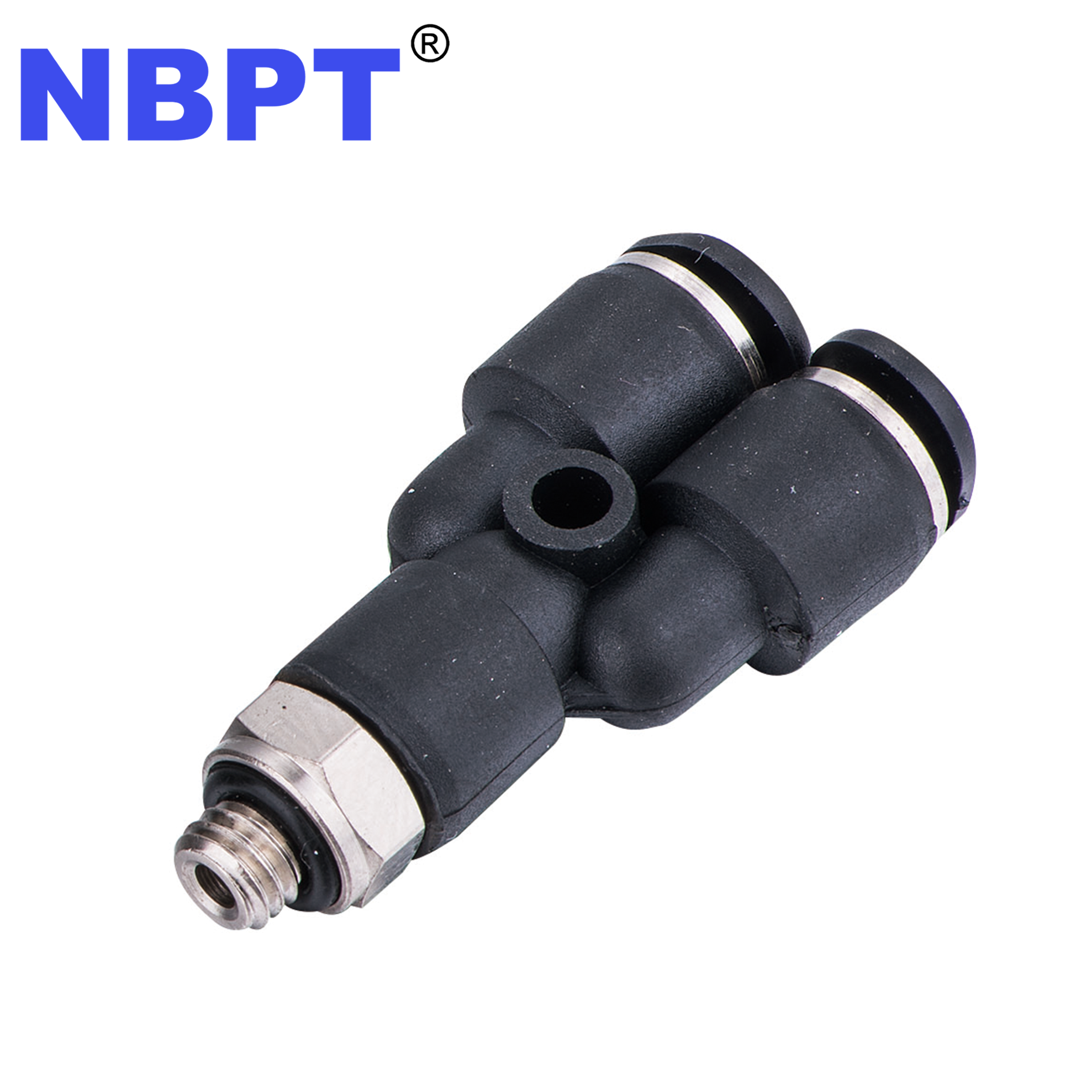 Yee Mini PTC One Touch Y split Push in to connect fitting connector by NBPT