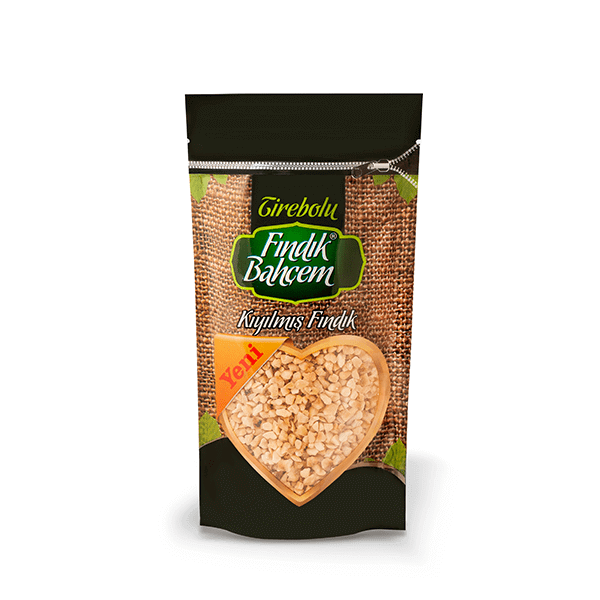 2-4/4-6 Caliber, Organic & Natural, Roasted, Chopped 250gr. Hazelnuts All Sizes are Available