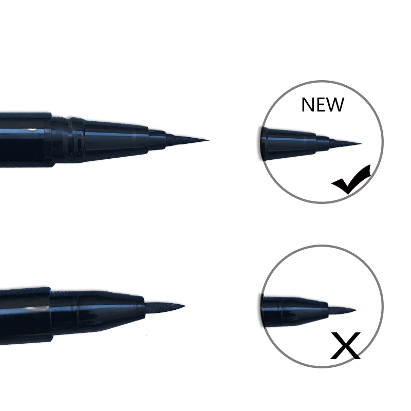 Оптовая продажа, черная жидкая подводка для глаз fundy с тонким наконечником для макияжа