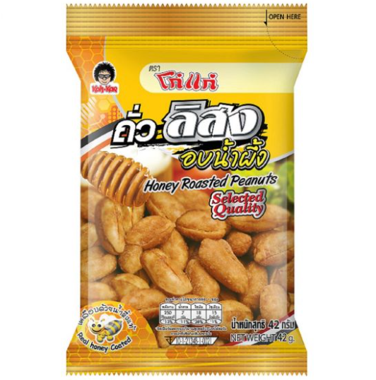 Мед жареный арахис 42 г. Koh-Kae