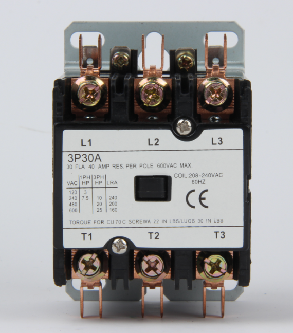Воздушный контактор CJ9K-3P, 25A, 208/240V 3 полюса