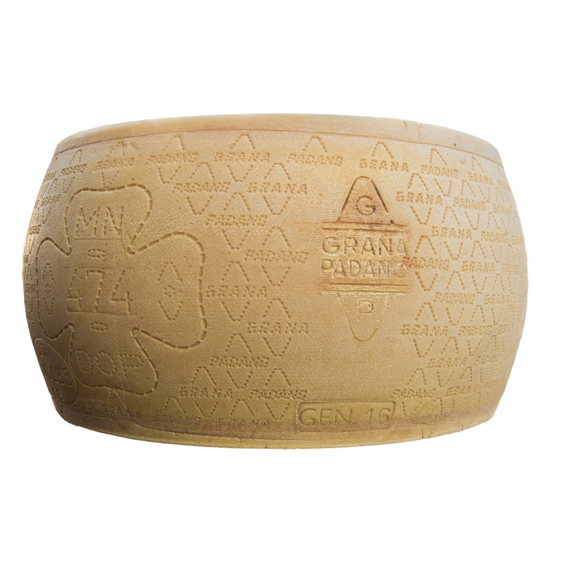 Высшее качество, Сделано в Италии, сено, выбор Grana Padano PDO Cheese, 10 месяцев, цельное колесо