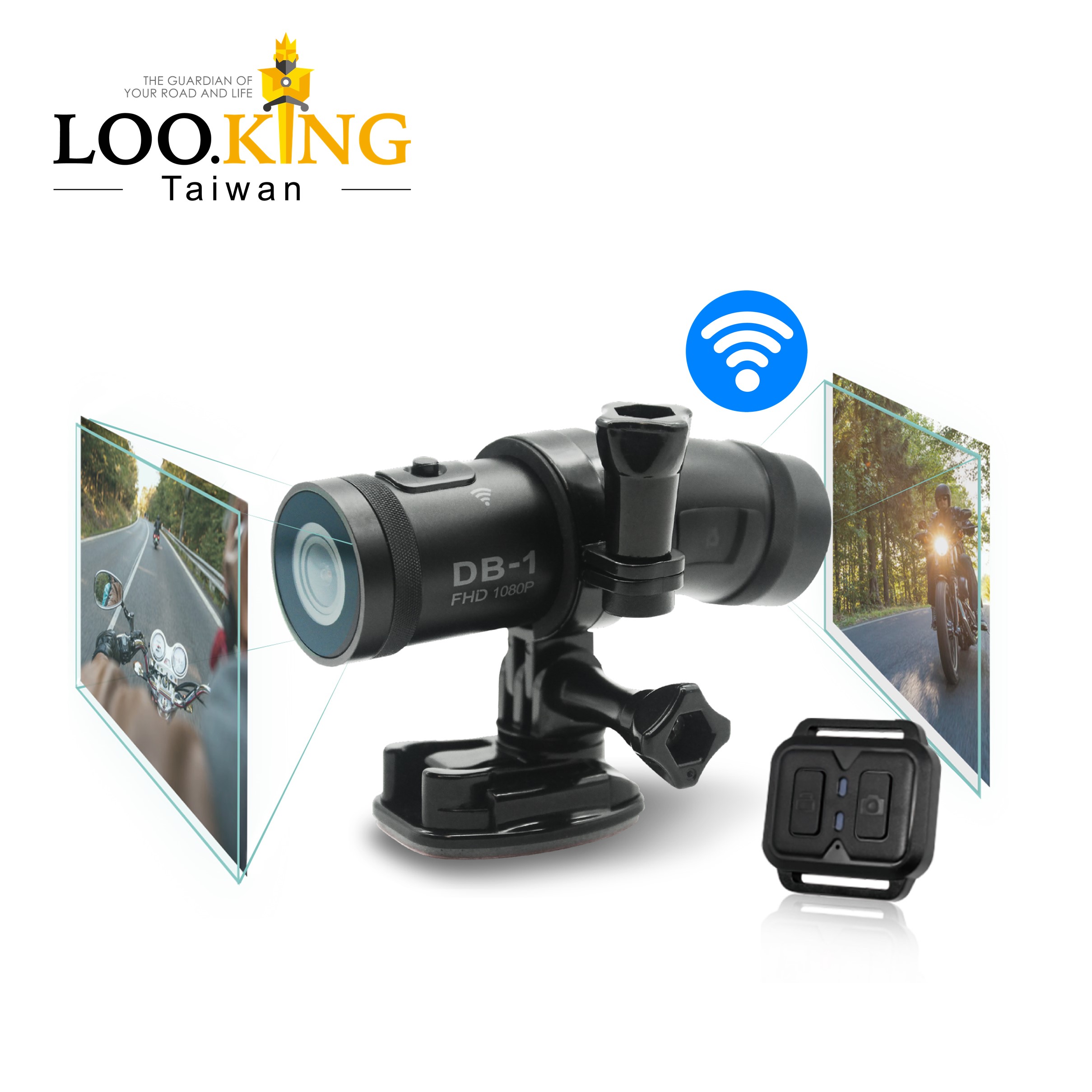 Для крепления на шлеме и передние и задние 2CH FHD 1080P экшн-камера с Wi-Fi-Мотоцикл видеокамера для съемки в движении