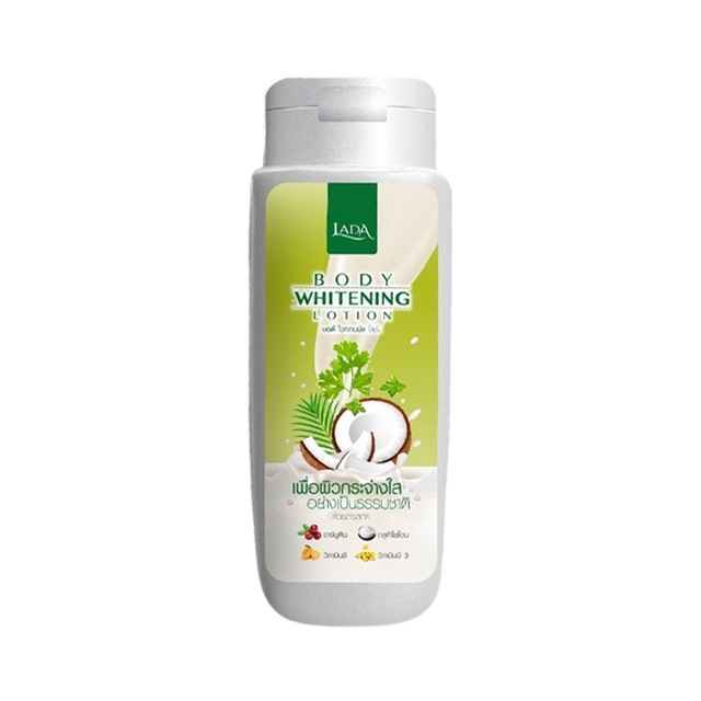 Coconut Coriander Gluta LADA Thailand whitening lotion 100 ml.Whitening lotion suitable for all skin types. popular in Thailand.