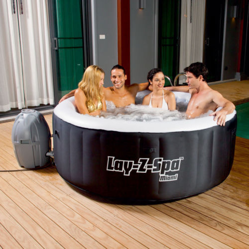 BESTWAY LAY Z SPA Майами воздушная струйная надувная гидромассажная ванна Модель 2-4 человек