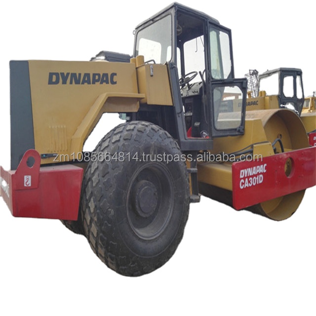 Подержанный Гладкий барабанный каток dynapac ca301d, японский Подержанный дорожный каток dynapac ca301 ca251 для продажи