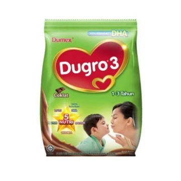 DumexDugro 3, оптовая продажа, Детская формула, молочный порошок, шоколад, От 1 до 3 лет 900 г