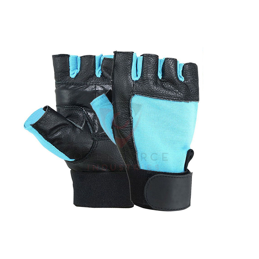 Custom Fitness Weight Lifting Gloves Half Finger Wholesale Neoprene Gloves Leather Unisex Straight PK Custom Color Accept OEM