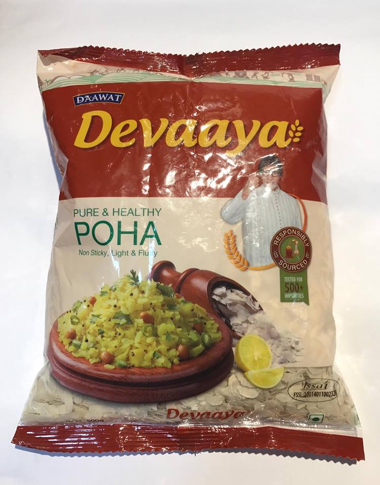 Dashmesh производитель пшеничных рисовых хлопьев DEVAAYA POHA 500 г из Индии