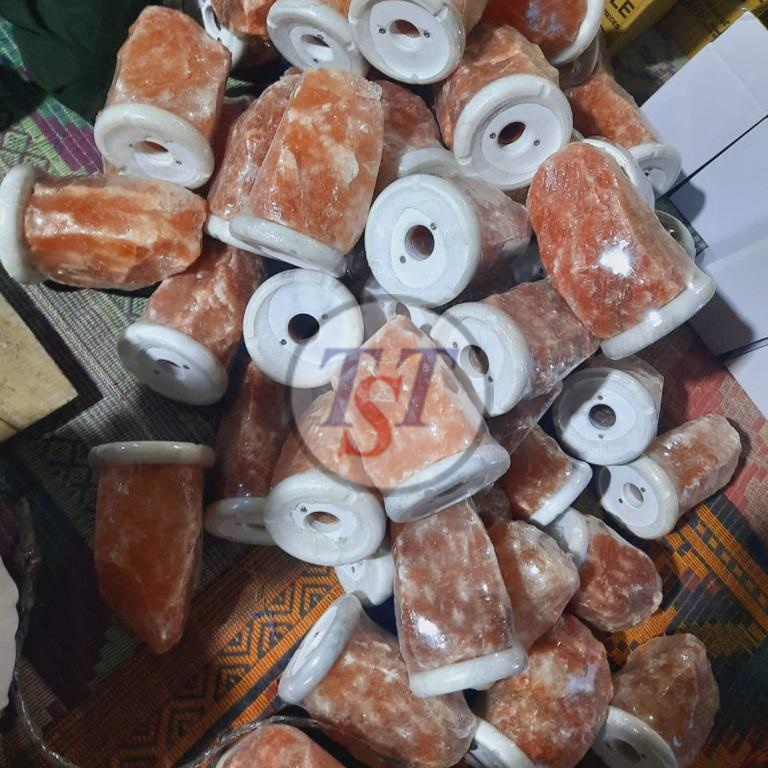 Розовая соляная лампа, Гималайская Розовая соляная лампа естественной формы, розовая соляная лампа гималайской формы 2-3 кг с мраморной основой.