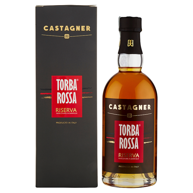 Высококачественный Копченый Марк GRAPPA TORBA ROSSA открытая стеклянная бутылка, 500 мл, Сделано в Италии