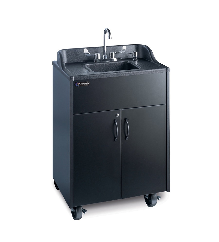 Premier Black NSF-Certified Self-Contained Portable Hot Water Handwashing Sink Ideal Product
