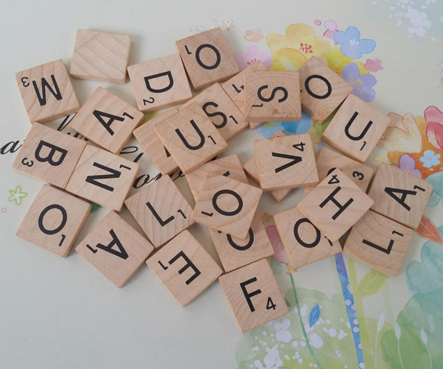 Высокое качество Винтаж игры WoodenTiles