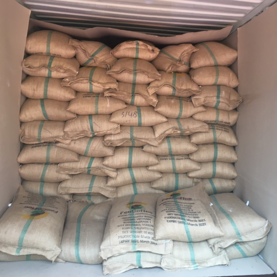 Кофе в зернах ROBUSTA, Вьетнам, высокое качество