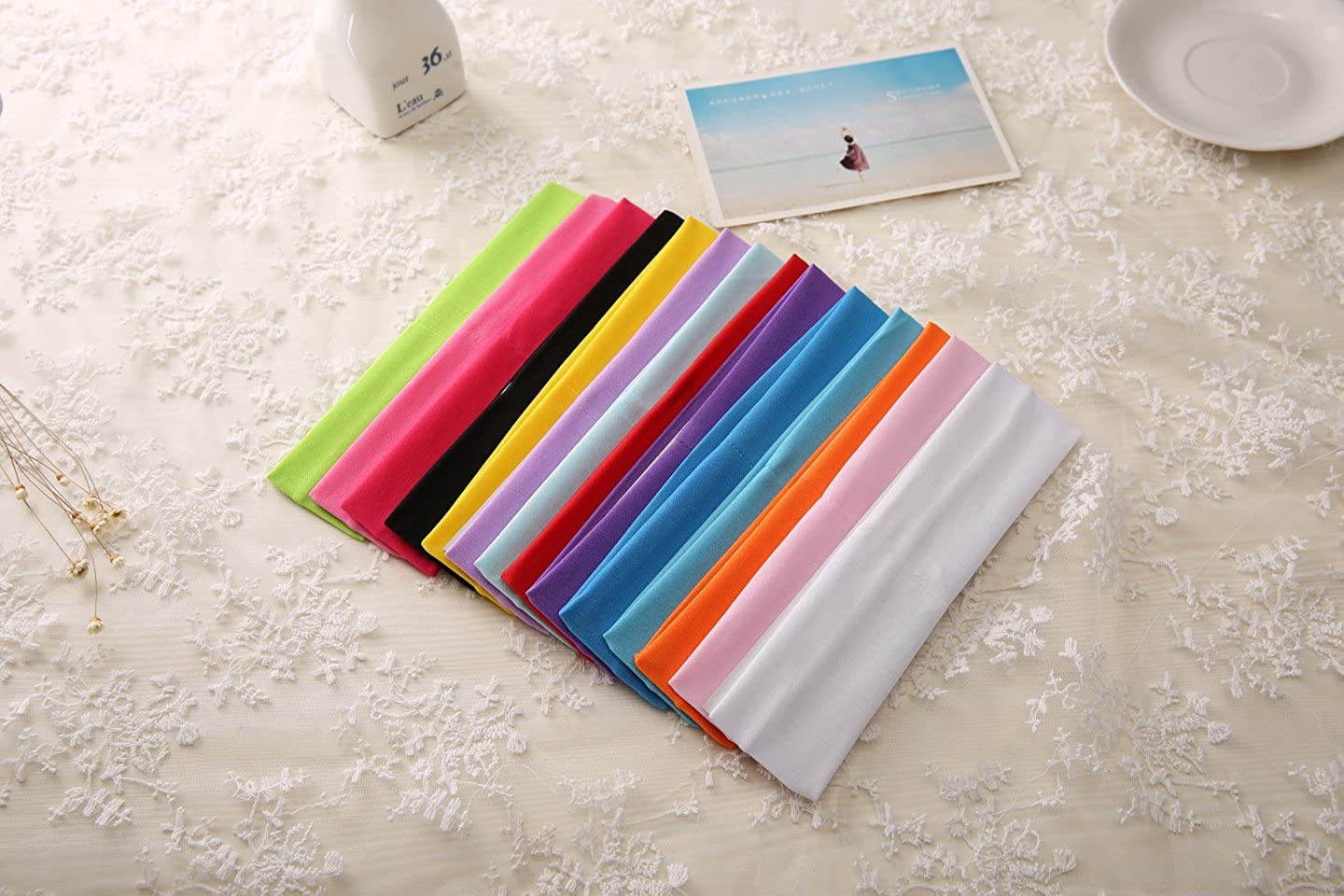 2022 Women Fashion Elastic Hair Bands Running Fitness Yoga Headwear Female Stretch Wash Makeup Solid Sports Headbands