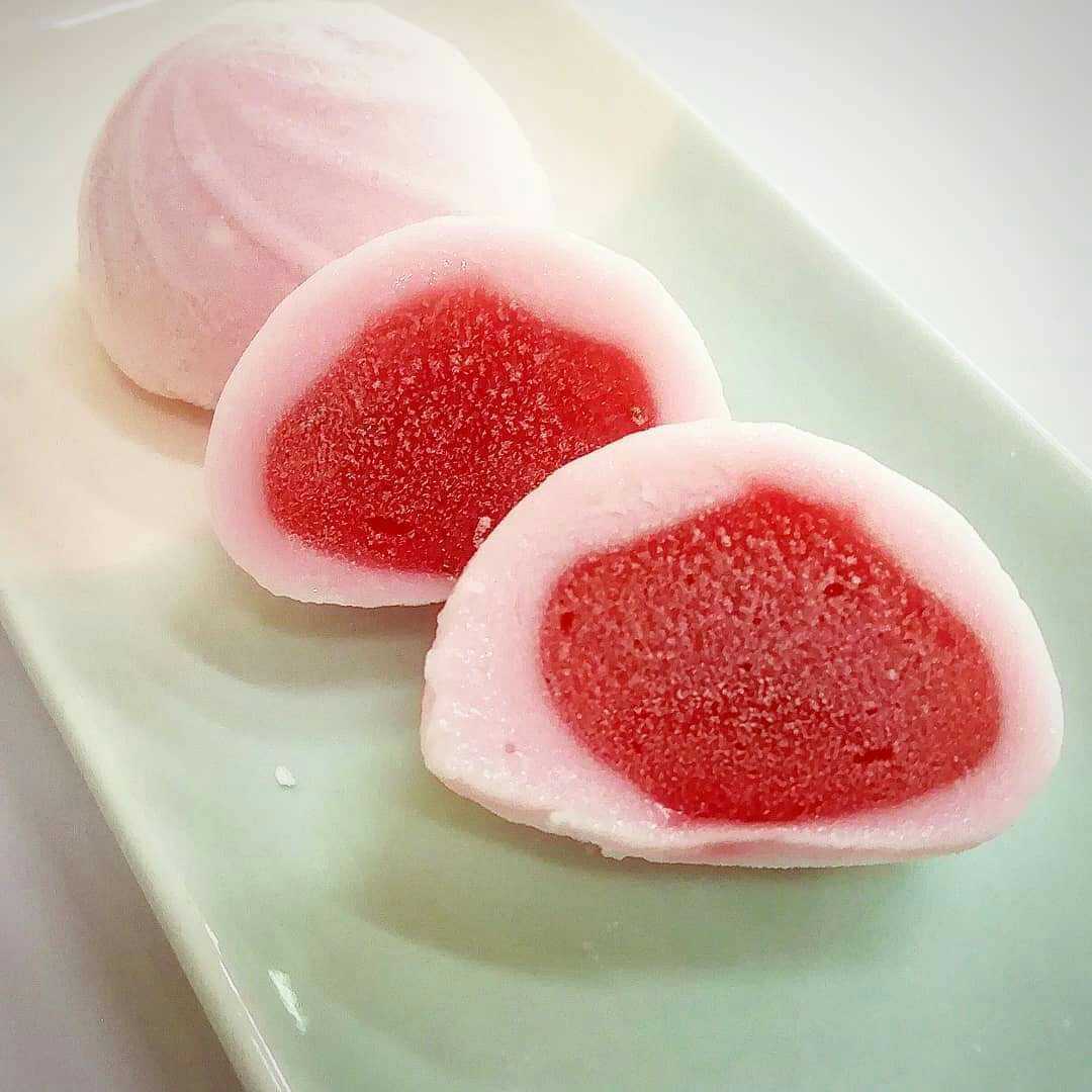 Пакеты для упаковки десертов клубники премиум класса Mochi для детей, взрослых и вегетарианцев