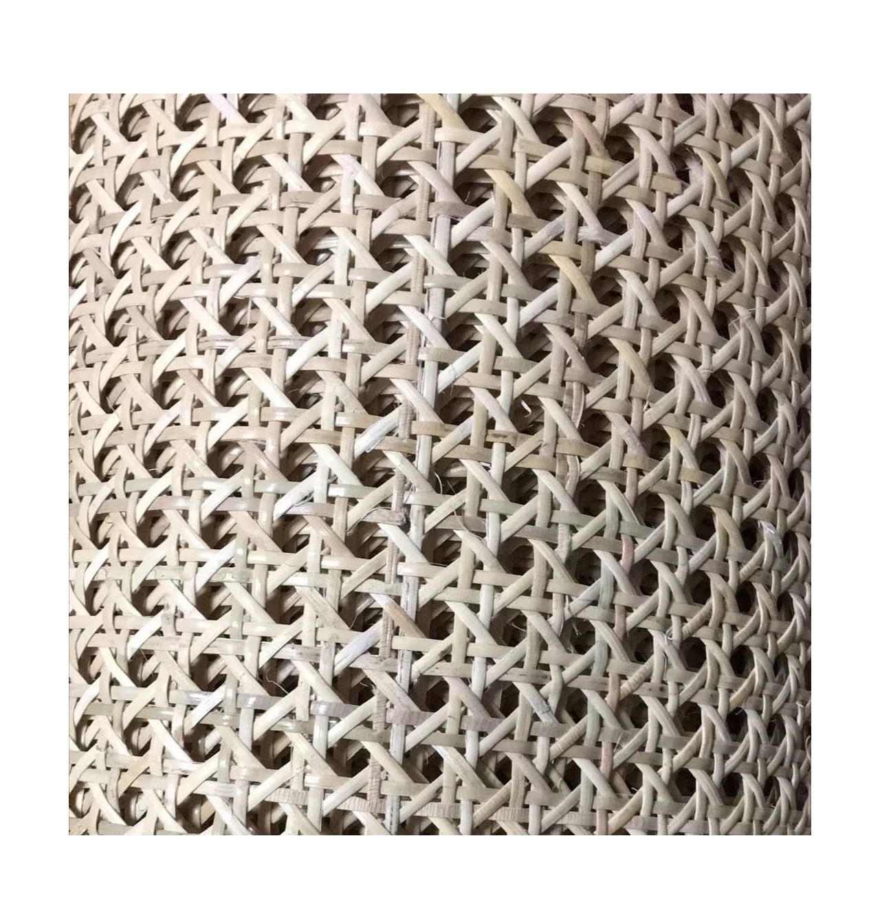 Mesh Bleached rattan webbing cane raw material for furnitures