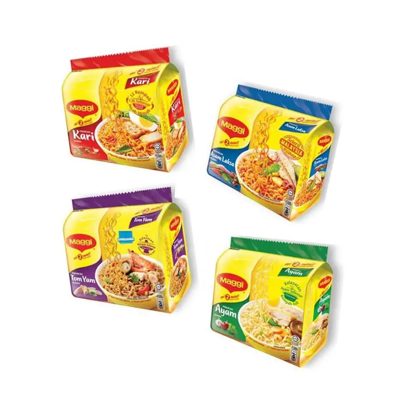 Wholesale Factory Price Delicious Instant Noodle Variety Tastes Curry Tomyam Laksa Chicken Flavor Malaysian Favourite