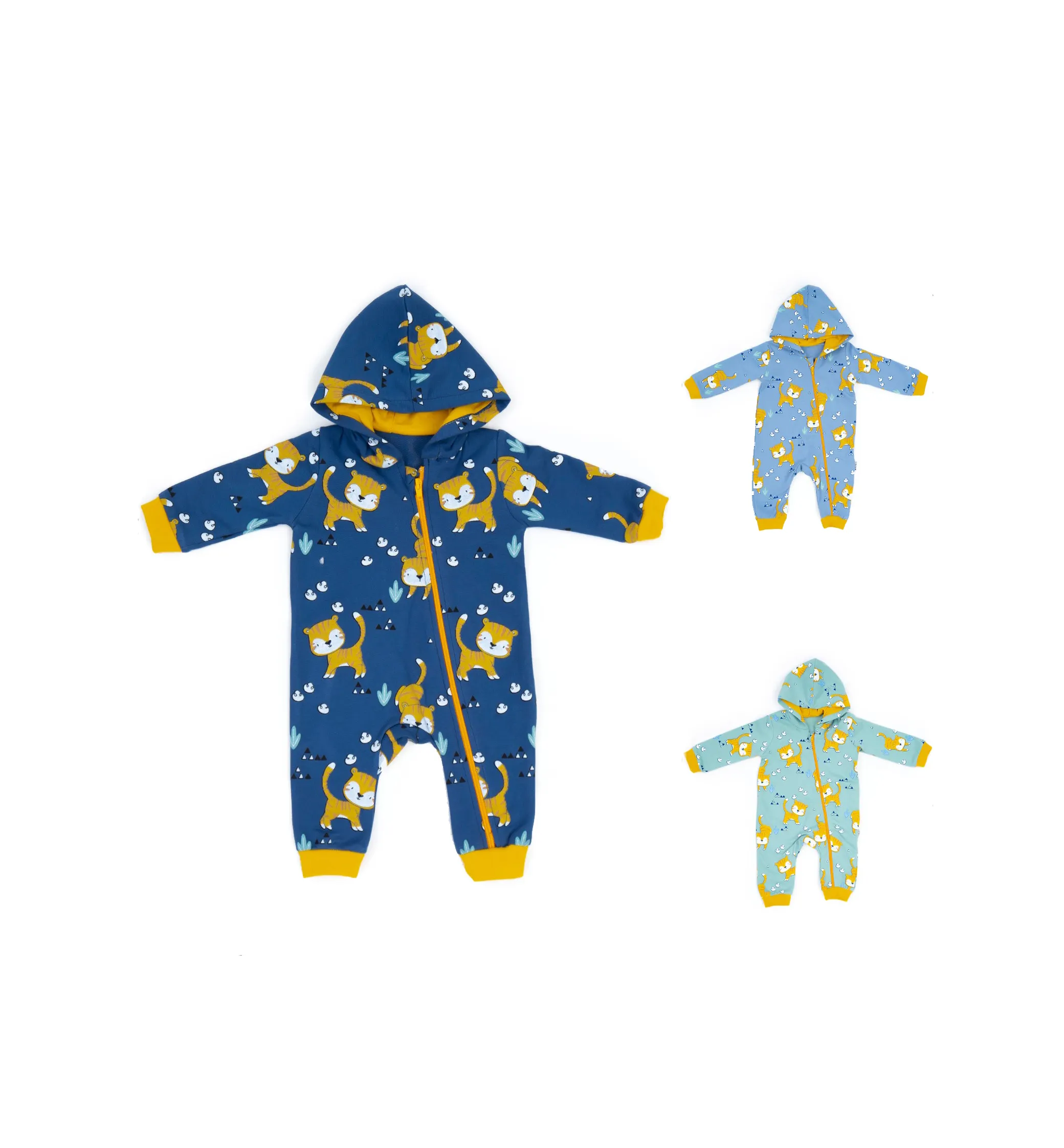 Hot Sale ! Meow Zippered Hoodie Baby Boys Rompers Spring Soft Cotton Baby Clothes By Necix's Brand