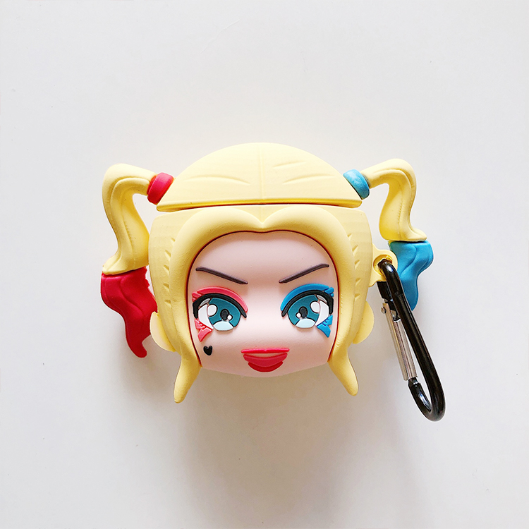 Harley девушка Джокер для Airpod Чехлы для девочек для Airpods чехол Джокер для Airpods чехол