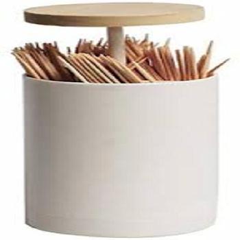 TABLE DECORATIVE TOOTHPICK HOLDER WHITE IRON TOOTHPICK HOLDER TOOTHPICK HOLDER