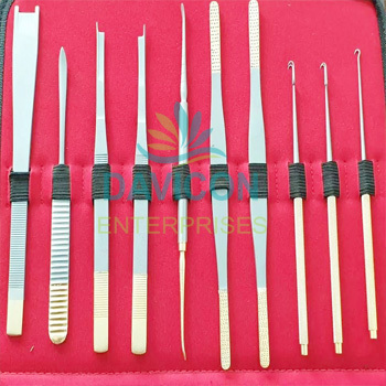 EAR NOSE SURGICAL STAINLESS STEEL INSTRUMENTS SET