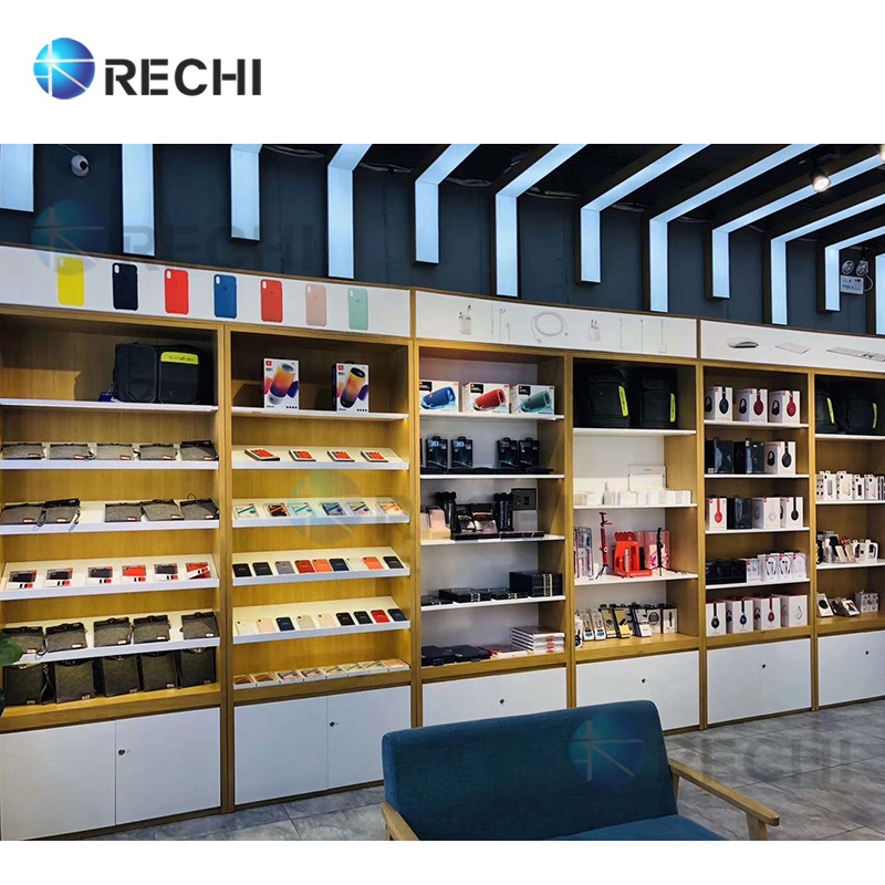 Аксессуар RECHI для сотового телефона, настенный дисплей, полка для мобильного телефона, дизайн интерьера магазина и электронный стиль жизни, товары для магазина