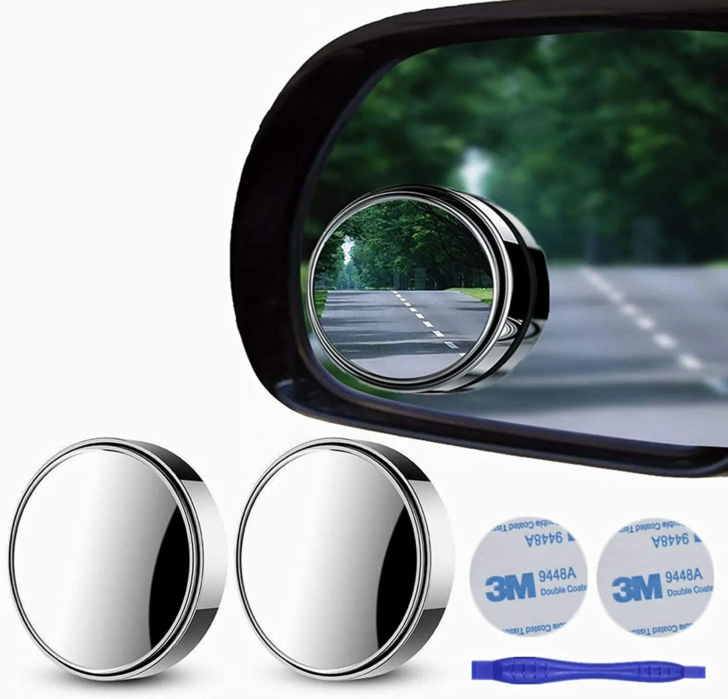 Auto car black outside rearview mirror for GL8