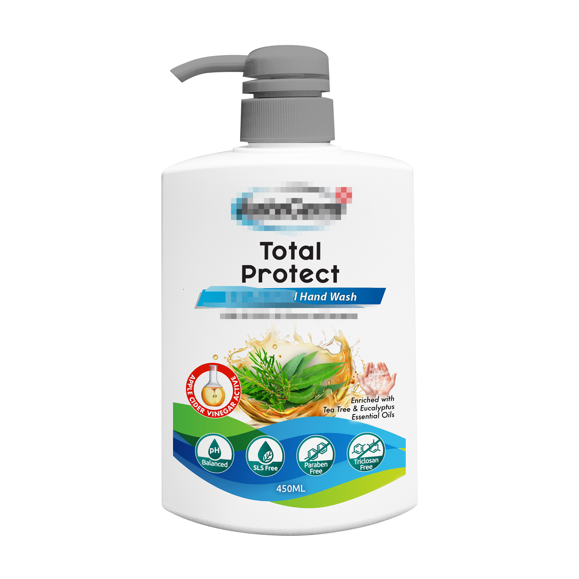Malaysia OEM Total Protect Hand Shampoo 450ml Liquid Gel for Hydration and Moisturization