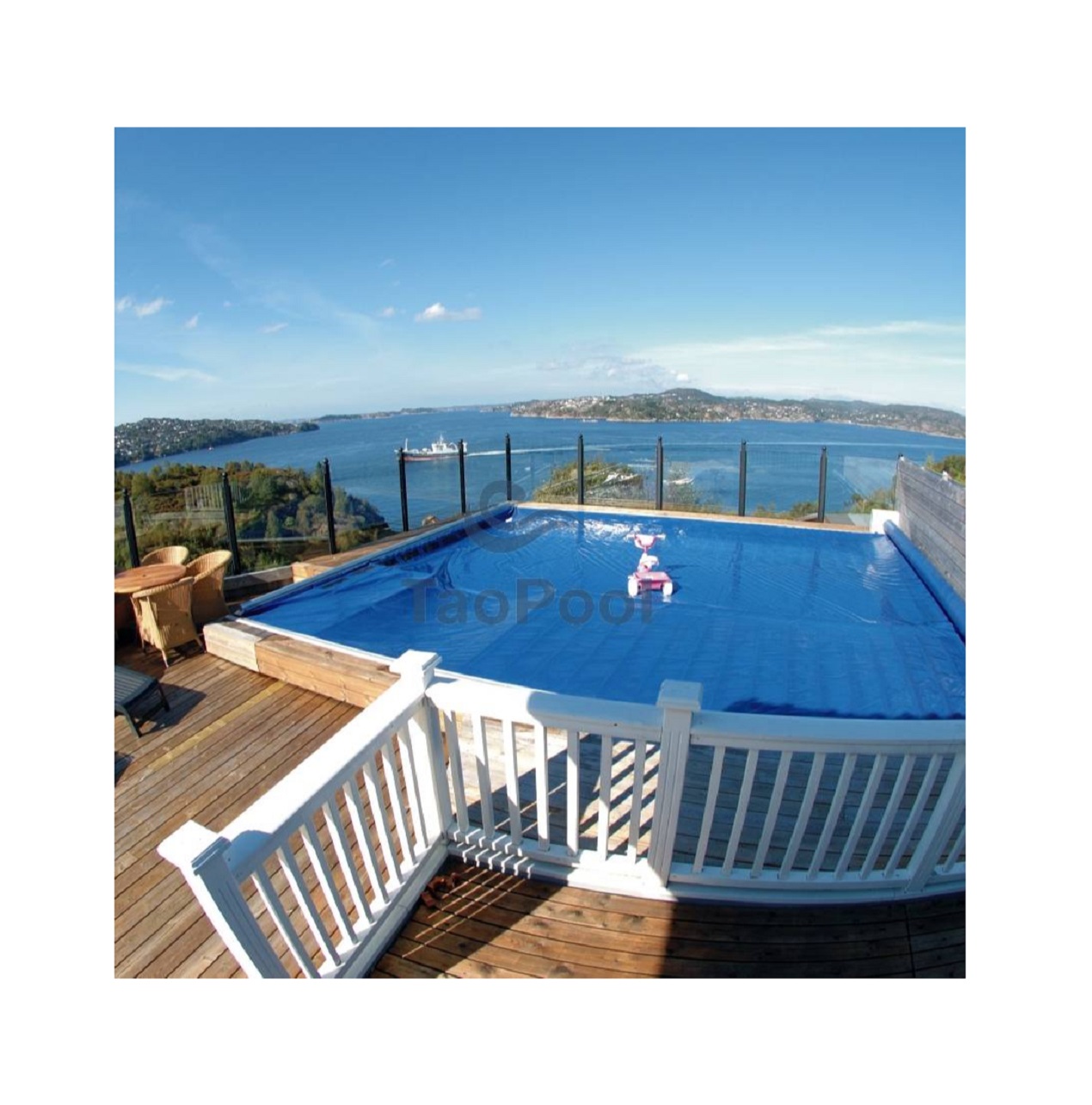 Deck Pool Cover Ground Safety Cover Kids Dogs Protection