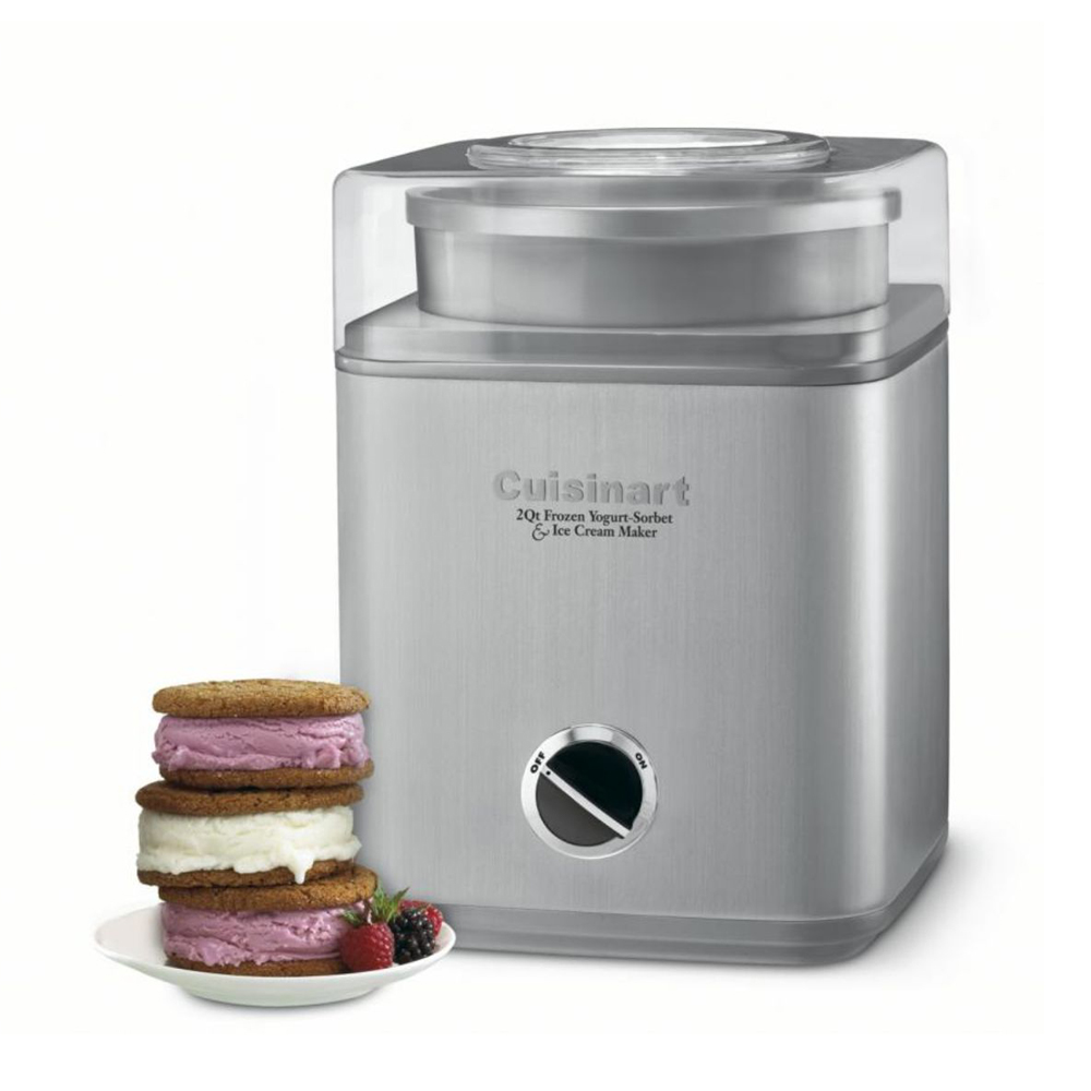 Cuisinart Pure Indulgence 2 Quart Frozen Yogurt-Sorbet & Ice Cream Maker Icecream Maker Machine Yogurt Makers