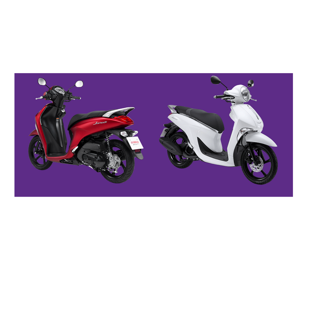 Top quality scooter motorcycle 125cc (Janusz Premium) Grey/ Red/ White