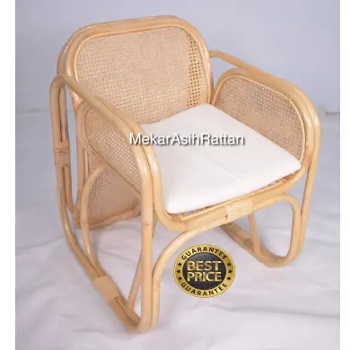 Malibu rattan chair with cushion living room & outdoor garden